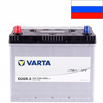   VARTA  6--75Ah L+ 680 EN 261175220 . / (575 301 068)